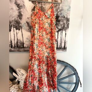 ⭐️Pink Lilly Floral Maxi Dress⭐️